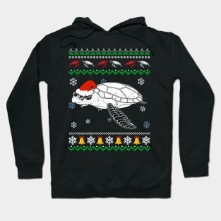 Sea Turtle Ugly Christmas Hoodie